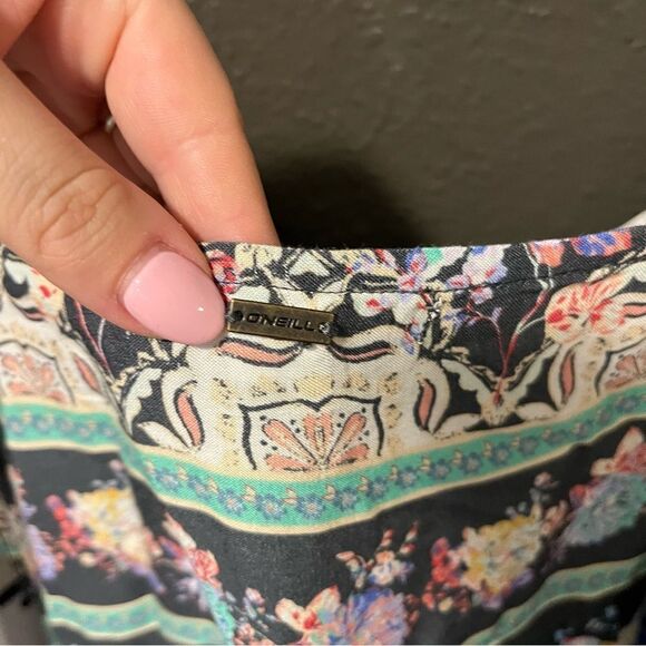 O'NEILL Liam Floral Print Romper in Slate XL - Picture 8 of 14